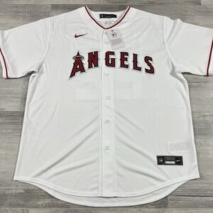 Nike Men's 2XL Los Angeles Angels #22‎ David Fletcher White Home Team Jersey